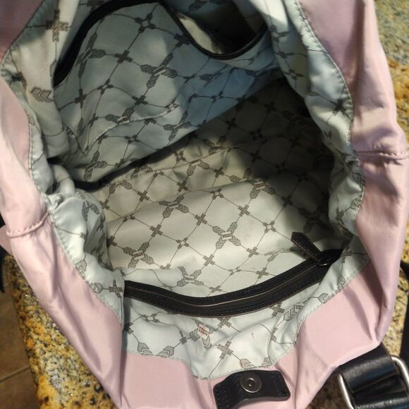 Aimee Kestenberg Lighten Up Tote Purse Handbag Nylon and Leather Blush Pink - Picture 11 of 15